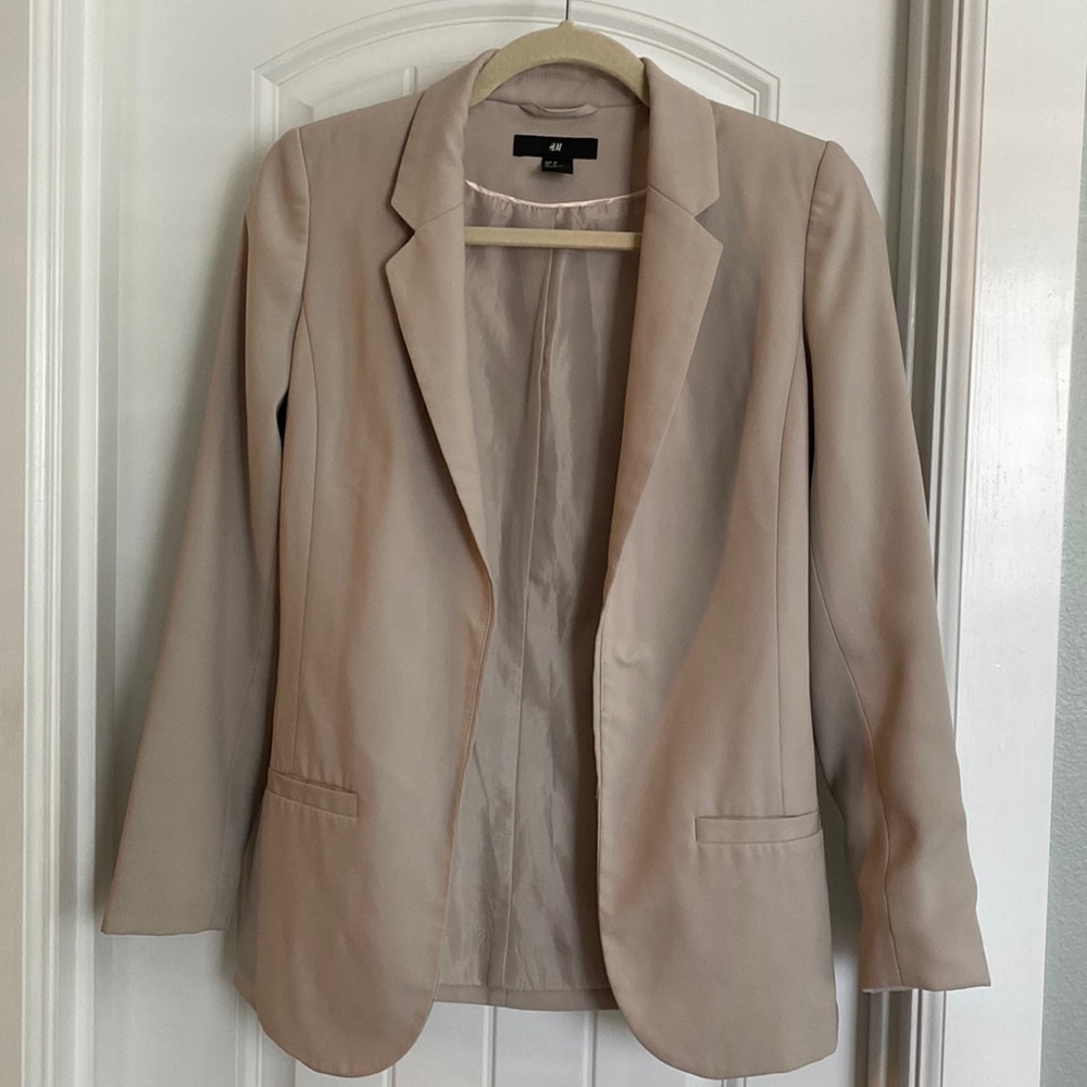 H&M blazer, open front tailored